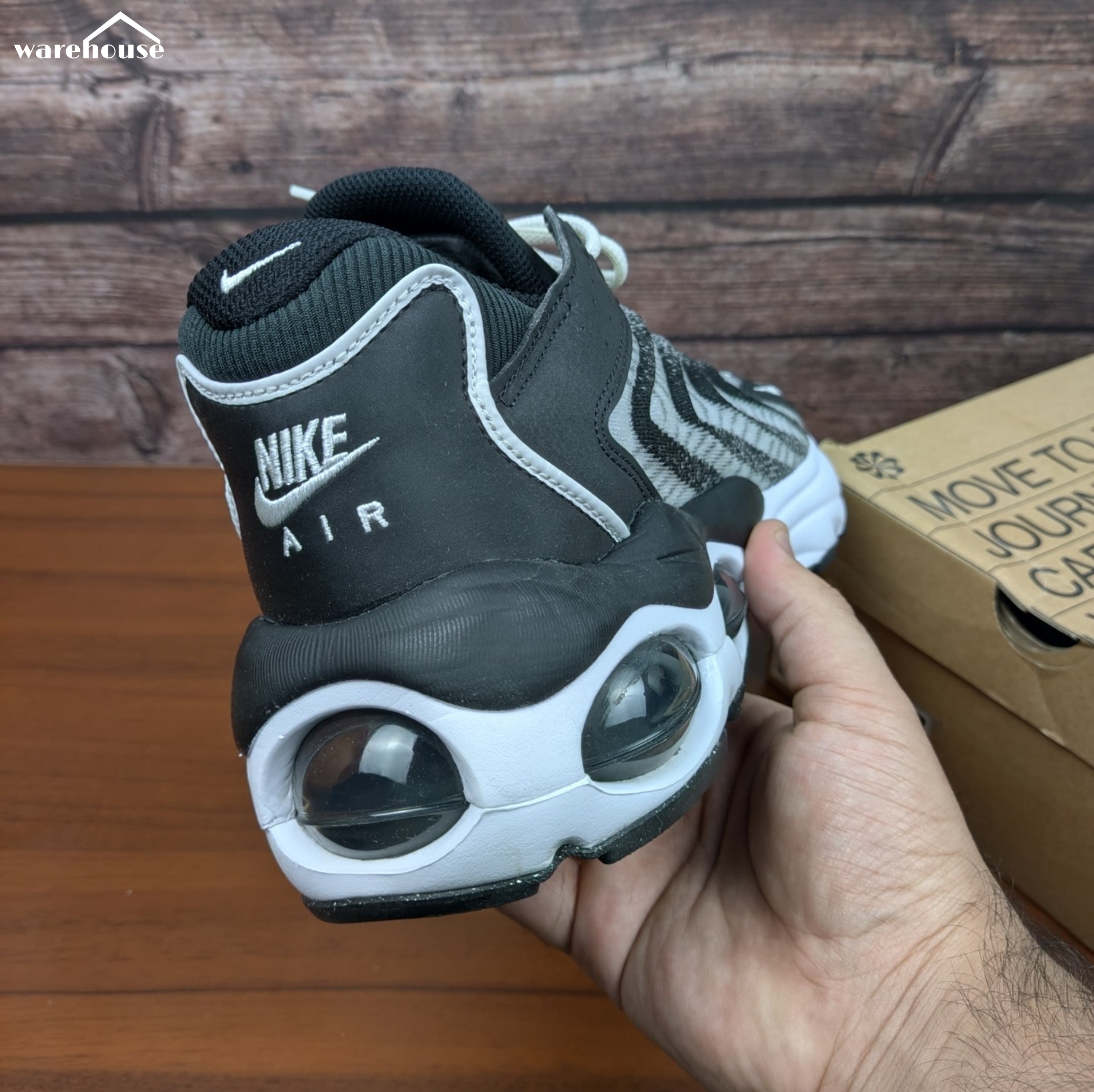 Nike Air Max TW "Black White" - US11 قياس 45