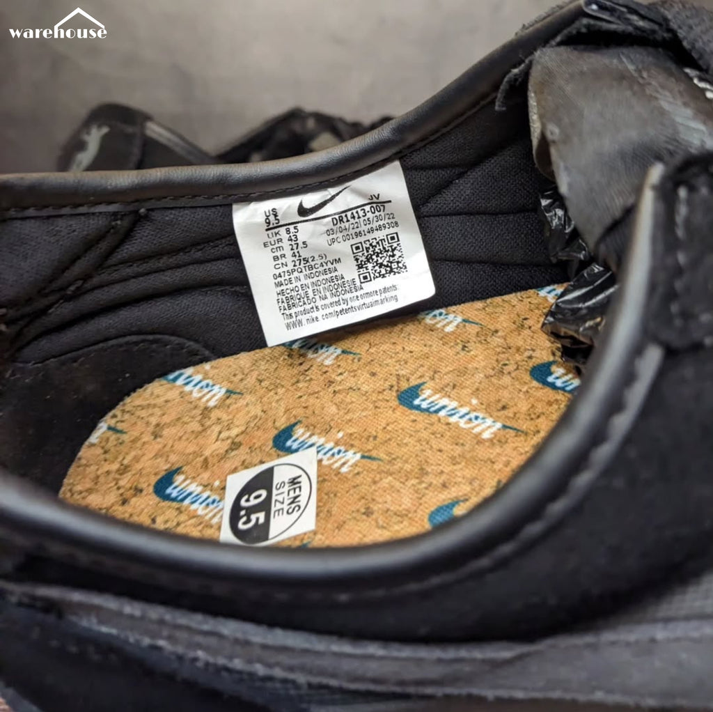 Nike Cortez x Union LA "Black Grey" - US9.5 قياس 43