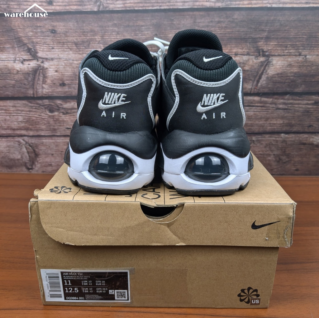 Nike Air Max TW "Black White" - US11 قياس 45