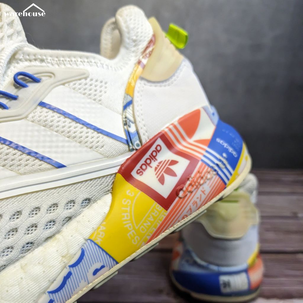 Adidas ZX 2K boost Multi Color Logos - US7 قياس 40