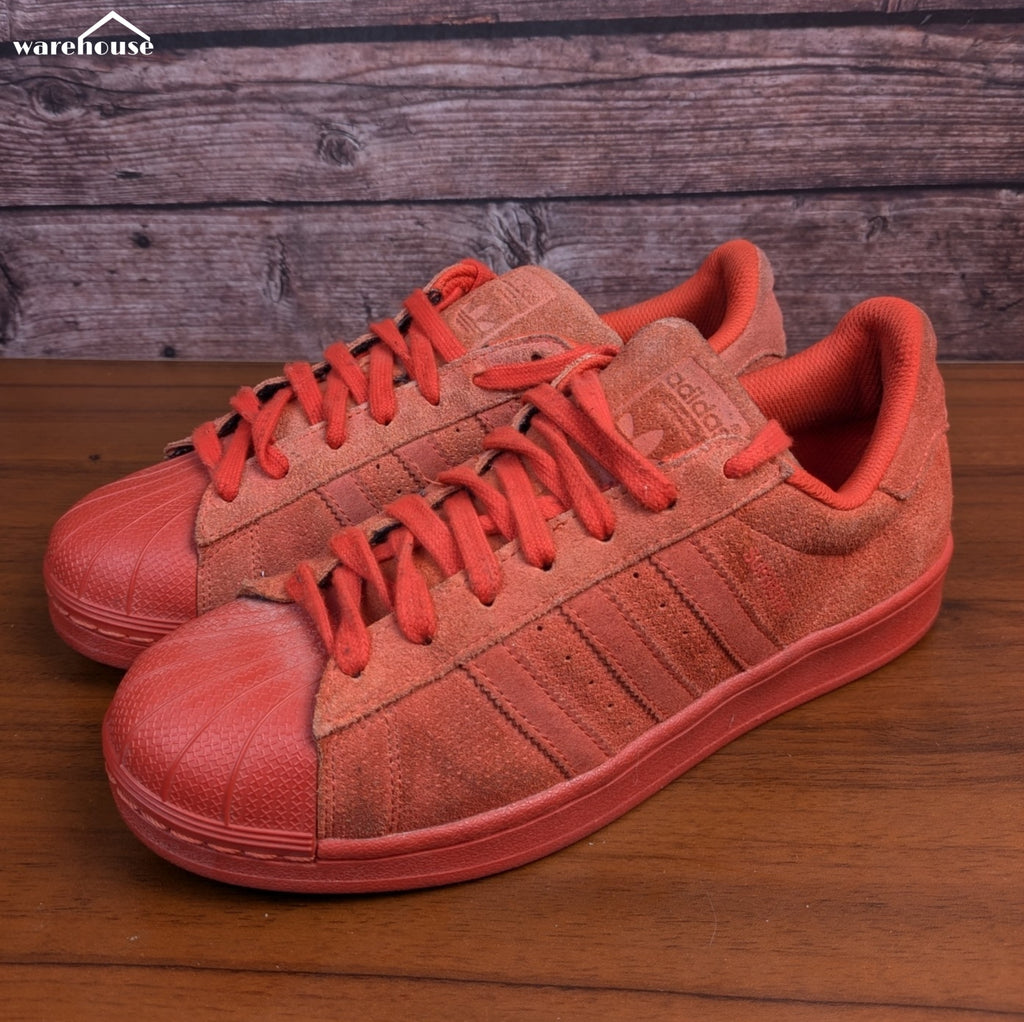 adidas superstar red - US8 قياس 41