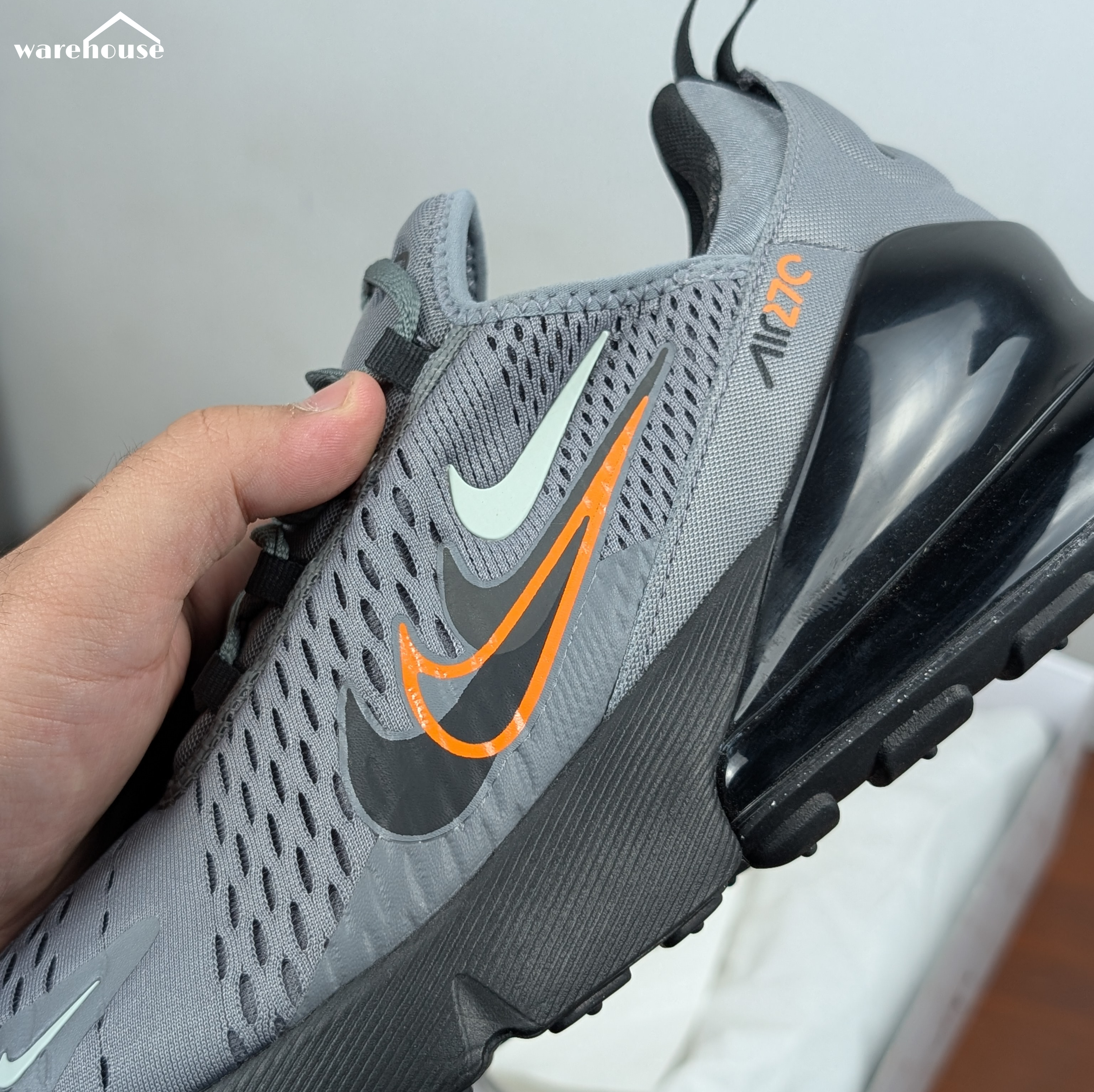 Nike Air Max 270 Multi Swoosh Grey - 11US قياس 45